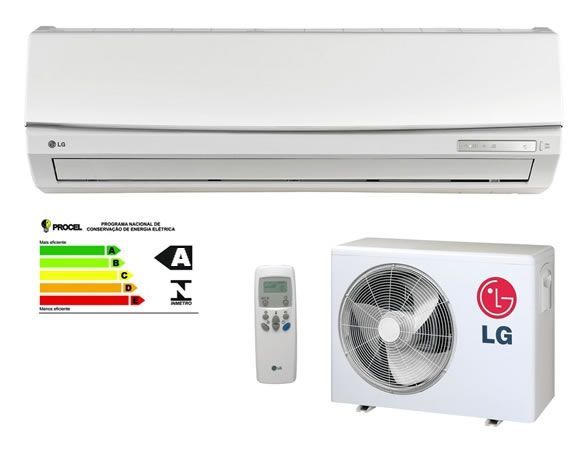 AR CONDICIONADO SPLIT HI WALL SMILE LG 24000BTU FRIO 220V